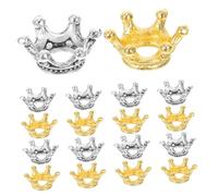 Tofficu 100 Piezas Alloy Vintage Craft Accessories For Necklace Bracelet Jewelry Making Big Hole Spacer Beads For Diy Creative Designs