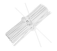 Tofficu 100 Piezas Colgador para Calendario de Pared, Ganchos de Alambre para Encuadernar Calendarios, Perchas de Metal de Repuesto para Carteles y Manualidades, Plata