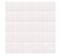 Tofficu 100 Vendajes Adhesivos Transparentes de PE 25x25mm, Cinta, Transpirable E para Piel Sensible, Vendaje Cuadrado para Heridas en Deporte, Escuela y Actividades al