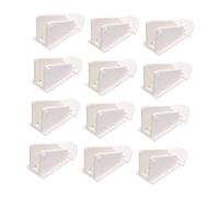 Tofficu 12 Cerraduras De Seguridad Para Puertas Corredizas y Ventanas a Prueba De Niños, Sin Perforación, Fácil Instalación, Protección Infantil Para Armarios y Cajones Hogar