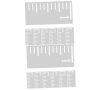 Tofficu 14piezas Plantilla De Regla De Crecimiento Infantil Plástico Decoración De Pared Reutilizable Para Medición De Altura Gráfico De Crecimiento Para Niño Niña y Niñas