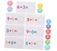 Tofficu 1juego Tarjetas Flash De Matemáticas para Niño Niña Interactivo De Aprendizaje De Números y Operaciones Aritméticas Herramienta Educativa para Preescolar para Fomentar