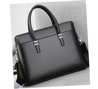 Tofficu 1Pieza Maletín de Cuero de Vaca Portátil Bolsa Duradera Elegante y Oficina y Uso