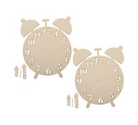 Tofficu 2 Juegos De Reloj De Madera De Repuesto, Juguete Matemático para Niños En Edad Preescolar, Reloj, Juguete De Aprendizaje, Enseñanza del Tiempo, Juguete para El Hogar, La Escuela Y