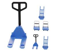 Tofficu 2 Juegos Ornamentos De Mini Modelo Carretilla Elevadora En Miniatura Carro De Plataforma En Miniatura Montacargas Juguetes Miniaturas De Herramientas Móviles Blue El Plastico
