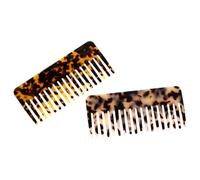 Tofficu 2 Peines Antiestáticos de Acetato, Dientes Anchos, Desenredan, para Cabello Rizado Ducha Aplicar Acondicionador