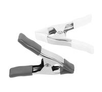 Tofficu 2 Piezas Abrazaderas de Jardín Clips de Fijación Plásticos para Proyectos de Jardinería y Fotografía Soporte Resistente para y de Invernadero Color Gris y Blanco para Bodas y