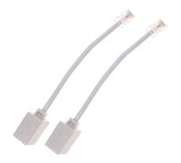 Tofficu 2 Piezas Adaptador para Teléfono Convertidor de Cable Hembra Macho Conexión Estable para Línea y Paquete de Unidades