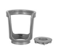 Tofficu 2 Piezas Anillo del Tanque de Oxígeno, Anillo de Lazo del Mango de Plástico Plata, Protección de Cuello, Instalación Rápida, para Tanques de Oxígeno y Cilindros Industriales,
