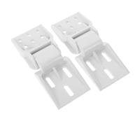 Tofficu 2 Piezas Bisagras para Puertas de Frigorífico de Plástico Ajustables Tornillos Recambio para Reparación y de Frigoríficos Pequeños