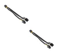 Tofficu 2 Piezas Cable de Alimentación GPU Pin Doble Pcie Pin Extensión de Adaptador de Conversión Cable de Video Gráfico con de Protección