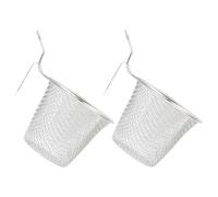 Tofficu 2 Piezas Colador de Acero Inoxidable Hot Pot Filtro Reutilizable con Malla Fina Resistente y Fácil de Limpiar para Cocina Doméstica