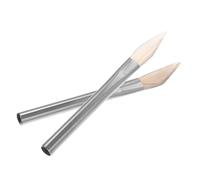 Tofficu 2 piezas Herramientas de Pulido de Ágata con Mango para Joyería Bruñidor para Alisar y Pulir y Plata Suministros para Fabricación de Accesorios y Pulseras