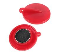 Tofficu 2 Piezas Llave de Seguridad Magnética Accesorio Redondo Estilo Pasador Roja para Cinta de Correr Instalación Fácil y Diseño Reutilizable para Entrenamientos en Gimnasio