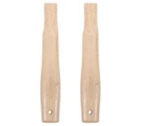 Tofficu 2 Piezas Mango de Madera Diseño Cuadrado para Martillo de Garra Pequeño Ajuste Exacto y Forma Ergonómica para Reparaciones y Trabajos de Carpintería