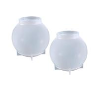 Tofficu 2 piezas Moldes para Esferas de Cristal con Especímenes Botánicos Decoración para Hogar y Oficina