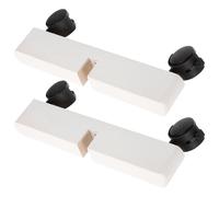 Tofficu 2 Piezas Soporte para Biombo con Ruedas Base Gruesa de Madera Estable para Divisor de Ambientes Soporte Móvil para Pantallas Plegables de Fácil Instalación y Uso Doméstico