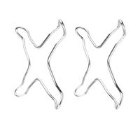 Tofficu 2 Piezas Soporte para Hornillo de Gas de Hierro Resistente a Altas Temperaturas Diseño Ahorrador de Espacio para Cocinas Modernas y Utensilios Pequeños