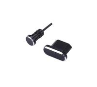 Tofficu 2 Piezas Tapones Antipolvo para Auriculares Micro USB Compatible con Edge Honor Negro