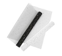 Tofficu 2 Rollos suministros de floristería Material de embalaje Decoración de bouquets malla de tul material para manualidades cinta de paquete de tul ramo de flores de malla gasa