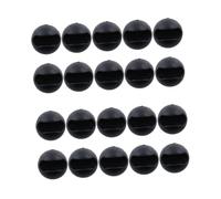 Tofficu 2 Series Alfombra Antideslizante Protector Patas De Los Muebles Pie Patas Niveladoras para Electrodomésticos Consejos para Parqué Universal No Chair Negro Gel De Sílice 10 Piezas*2