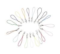 Tofficu 2 Series Teléfono Coloridas Mosquetón De Cuerdas Ajustables Para Móviles Accesorios Multifuncionales Para Claves Y Tarjetas Para 100 Piezas*2