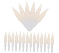 Tofficu 20 piezas Puntas de Esponja Suaves para Caligrafía Unidades Cabezales de Repuesto para Bolígrafos de Dibujo Recambios de Pincel para Artistas y Principiantes