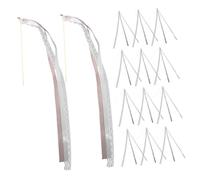 Tofficu 20 piezas Unidades Varitas de Fiesta con Cintas y Campanas Varitas Mágicas de Madera para Cumpleaños Bodas y Showers Decoración Interactiva para Eventos