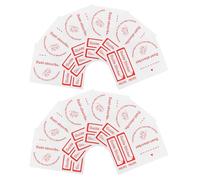 Tofficu 200 Pegatinas Limpiadoras de Pantalla para Teléfono Móvil, Almohadillas Antipolvo para Protector Templado, Kit de Limpieza sin Residuos, Uso para Móviles, Tabletas y Monitores