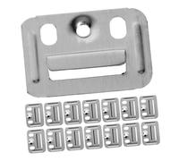 Tofficu 200 Piezas Abrazaderas Inoxidable para Paneles de Pared Fijación Resistente la Humedad para Muebles y Paneles de Fácil Instalación sin Cortantes