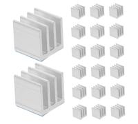 Tofficu 20piezas Adhesivo para Disipador De Bloque De Aletas De Disipador De De Aluminio Bloque De Aletas De Enfriamiento para Uso Computadoras y Servidores De para Equipos Electrónicos