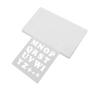 Tofficu 24 hojas Plantillas de Letras Reutilizables de Plástico para Pintura Diseño de Alfabeto Único Plantillas de Graffiti para Proyectos DIY para Diarios y Decoración Rápida