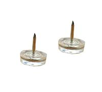 Tofficu 24piezas Tacos Antideslizantes para Muebles De Plástico Grueso Transparentes para Patas De Sofá y Evitar Deslizamientos Lisos