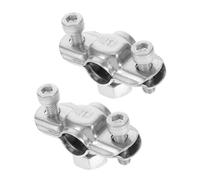 Tofficu 2piezas Kit De Protector De Silla De Oficina Abrazadera De Acero Inoxidable Soporte De Tubo para Evitar Hundimiento Fácil Instalación y Uso Múltiple