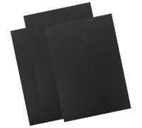 Tofficu 3 Almohadillas Negras Engrosadas para Base de Bolso 3 Piezas, Cartón Reforzado Antideformación, Insertos Inferiores para Manualidades y Fabricación de Carteras, Estabilizador