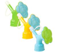 Tofficu 3 Boquillas Rociadoras para Botellas de Riego, Adaptador para Regadera de Bonsáis, Cabezal de Riego Multicolor (verde, Azul, Amarillo), Accesorio para Regar Flores y Plantas, Apto