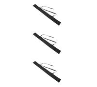 Tofficu 3 Piezas Bolsa Japonesa para Espada y Cuchillo, de Tela Negra, para | Diseño Tipo Mochila con Correa de Hombro Ajustable, Transporte Cómodo, Estilo Tradicional Japonés