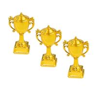 Tofficu 3 Piezas de Adornos para Tartas Forma de Trofeo para Decoración de Pasteles de Concurso, Palillos Decorativos para Cupcakes y Fiestas Infantiles, Accesorios Temáticos para Eventos