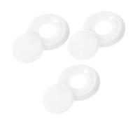 Tofficu 3 Piezas Deslizante de Cámara para Portátil de Protección de Privacidad Diseño Único Peeping y Hacking Compatible con Laptops y Tablets Color Blanco