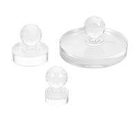 Tofficu 3 Piezas Molde para Prensar Polvo y Sombra de Ojos de Plástico Almacenamiento Ordenado para Uso Diario y Viajes para Entusiastas del Maquillaje