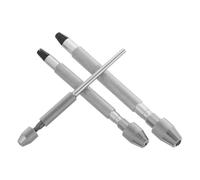 Tofficu 3 Piezas Pinza Manual para Reparación de Relojes Broca, Aluminio | Mango Alargado, para Alambre de Joyería y Cojinetes, Uso en Pulseras y Trabajos de Joyería, Manejo Preciso
