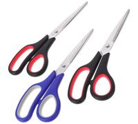 Tofficu 3 Piezas Tijeras de Sastrería de Acero Inoxidable de 8,5 Pulgadas, Cortador Multiusos Resistente a Adhesivos para DIY y Uso Escolar, Ambidiestras Color Aleatorio