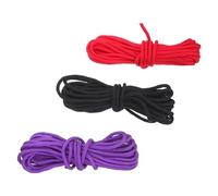 Tofficu 3 Rollos Cuerda de Nylon Elástica para Atar Sujeción Firme, 8 Mm de Grosor, Adecuado para Colgar Edredones y Manualidades, Rollos de 10 Metros