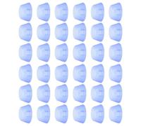 Tofficu 30 Unidades Pies de Silicona para Tabla de Cortar Antideslizantes con Absorción de Impactos Almohadillas Transparentes para Cocina Soporte Estable y Reducción de Ruido