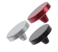 Tofficu 3piezas Botón De Disparo Cámara De Aleación De Aluminio Unidades Accesorio De Superficie Cóncava Reemplazo De Botón De Disparo para Cámara