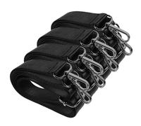 Tofficu 4 Correas Elásticas de Nailon para Patas de Mantas de Caballo, Hebillas Metálicas Dobles, para Asegurar Mantas Durante el Transporte y Actividades Ecuestres