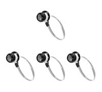 Tofficu 4 Juegos Condujo Lupa con Luz Luces Mostrar Gafas De Ópera Iluminado Gafas Led Sostuvo Artilugio Ensayador Joyería Herramienta Ajustamiento Reparar Auriculares Rosario El Plastico