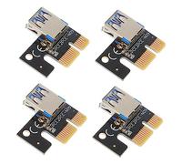 Tofficu 4 Piezas Adaptador Pci E para Tarjetas Gráficas Riser Cards USB Accesorios de Computadora de Alta Durabilidad y Rendimiento