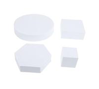 Tofficu 4 Piezas Props Fotográficos Geométricos para Fotografía de Cosméticos y Joyas de Cubo Geométrico Cubo