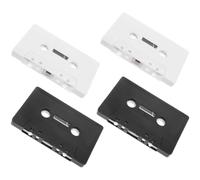 Tofficu 4 Unidades de Casetes Vacíos de Plástico Bordes Redondeados para Decoración Retro de Pared, Fáciles de Instalar, Ideales para Fiestas y Decoración del Hogar